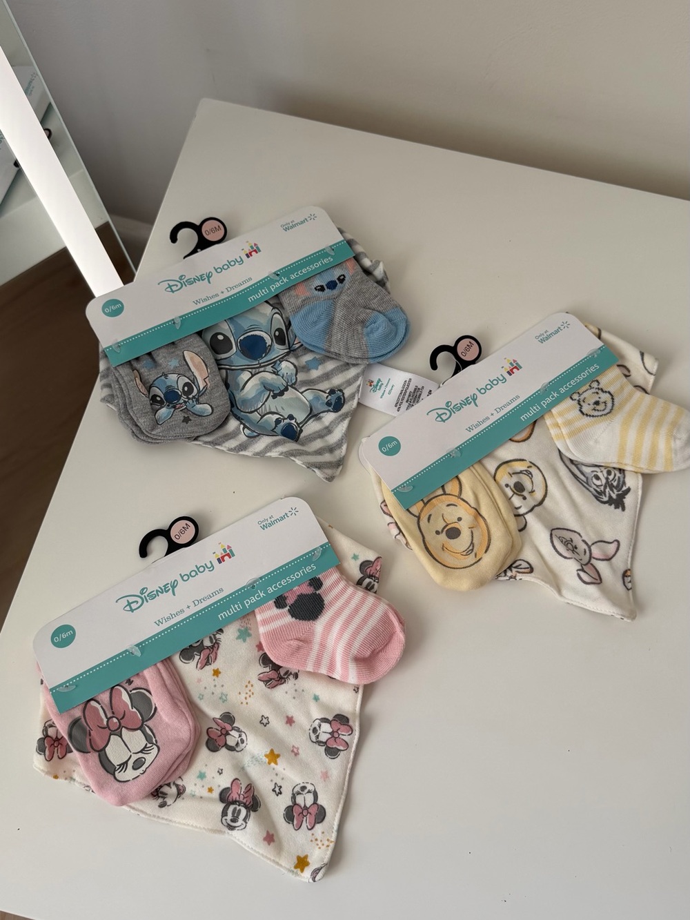Disney Baby 3 Pc Accessory Set 0-6 months